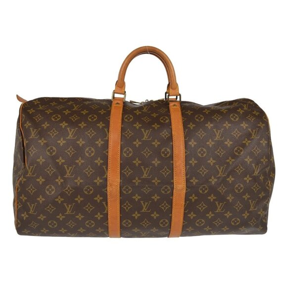 Louis Vuitton Monogram Keepall 55 Travel Duffle Handbag M41424 VI863 XX40030 - Picture 1 of 13